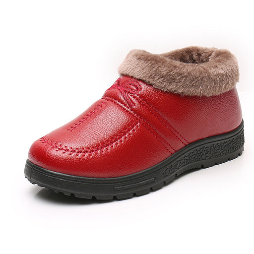 Winter Lady Old Beijing Cloth Shoes With Fleece To Keep Warm DJFShopping/Fashion