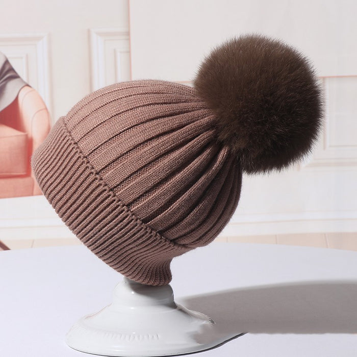 Women's Autumn Winter Woolen Cap Korean Style