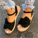 Large Size Ladies Sandals Bow Fish Mouth Shoes DJFShopping/Fashion