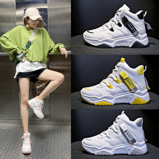 White Running Women Chunky Sport Shoes Woman Spring Summer Platform Sneakers DJFShopping/Fashion