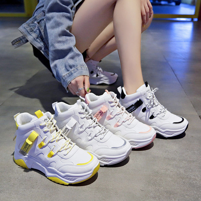 White Running Women Chunky Sport Shoes Woman Spring Summer Platform Sneakers DJFShopping/Fashion