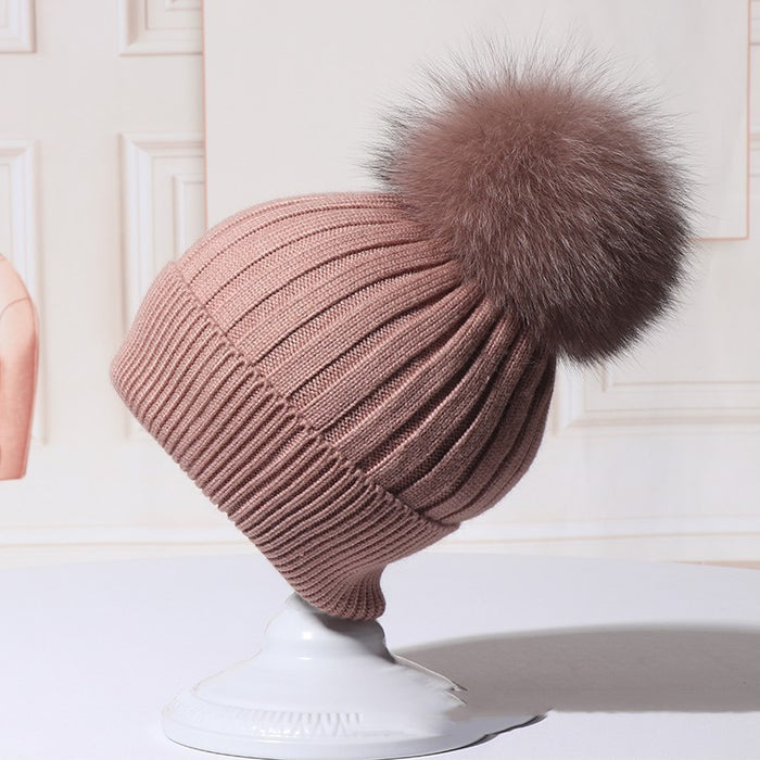 Women's Autumn Winter Woolen Cap Korean Style