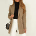 Women Jackets Coats Outwear Khaki DJFShopping/Fashion