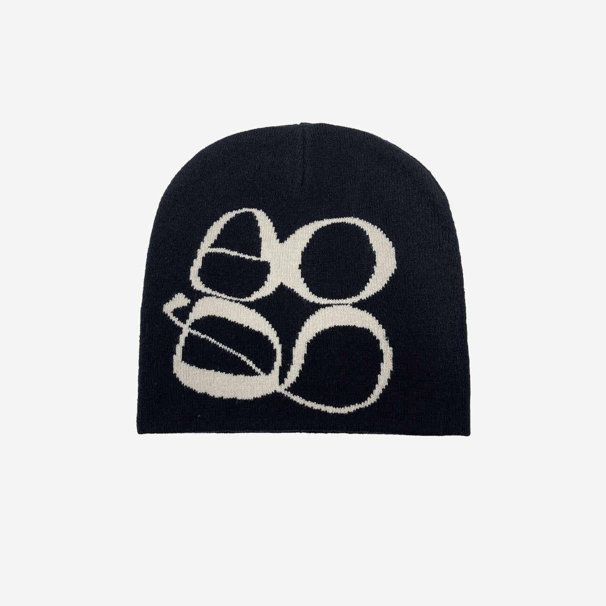 Winter New Printed Letters Woolen Cap Women