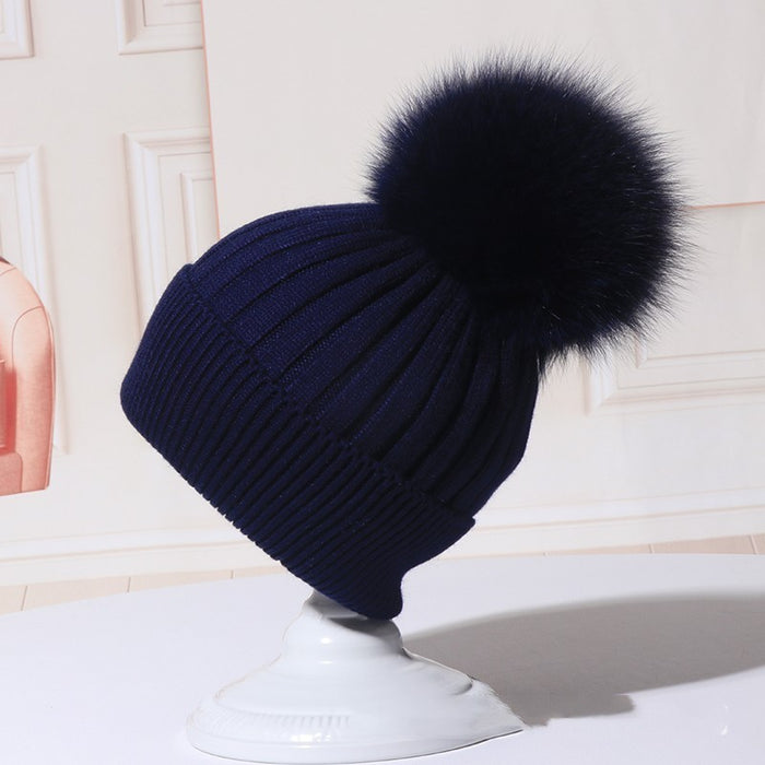 Women's Autumn Winter Woolen Cap Korean Style