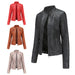 Short ladies leather jacket DJFShopping/Fashion