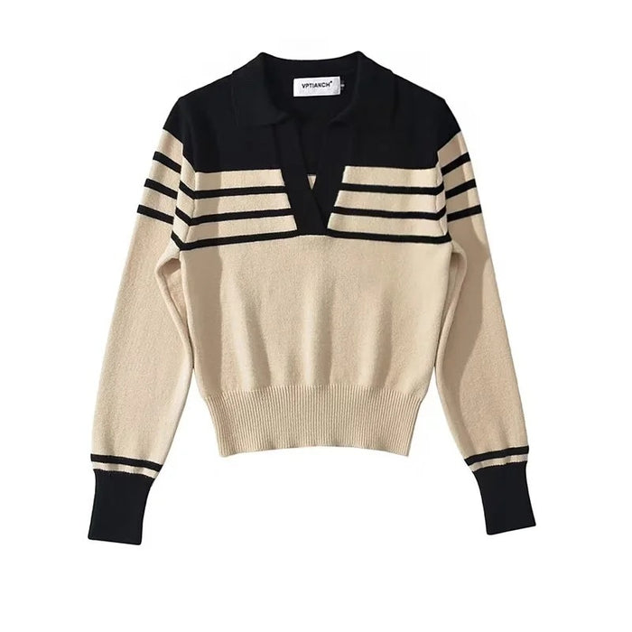 Women's Long-sleeved Knit Jumper