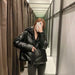 Ladies faux leather cotton jacket jacket DJFShopping/Fashion