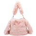 Women Fluffy Shoulder Bag Top-handle Bag Female Autumn Winter Handbag Plush Tote Girls Fashion Shopping Bags Handbags For Women DJFShopping/Fashion